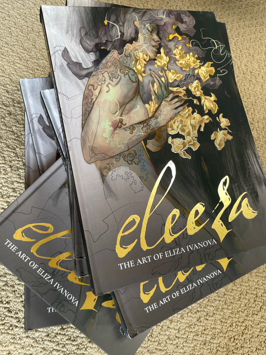 Eleeza: The Art of Eliza Ivanova, slightly damaged books