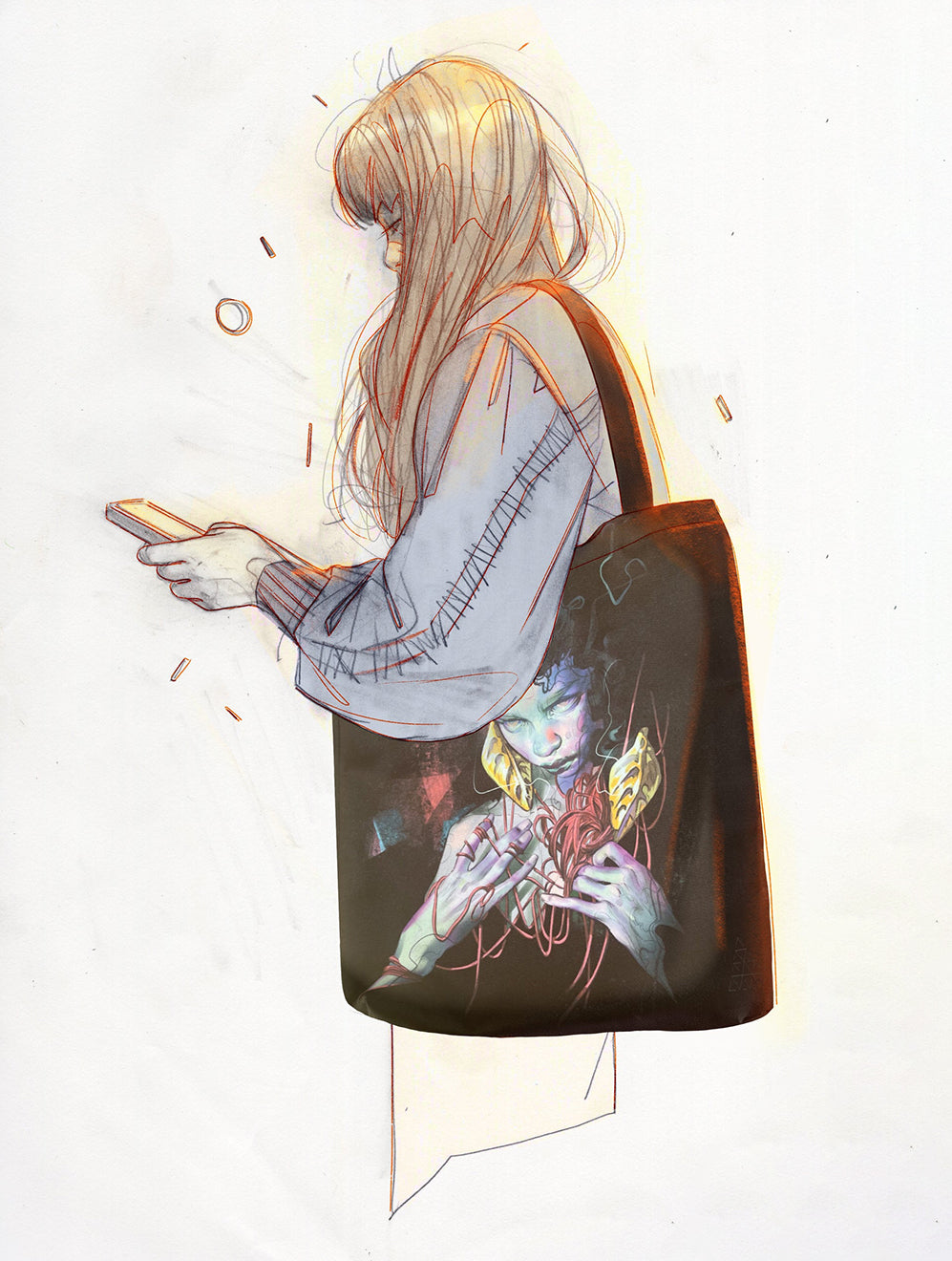 Winter II tote bag